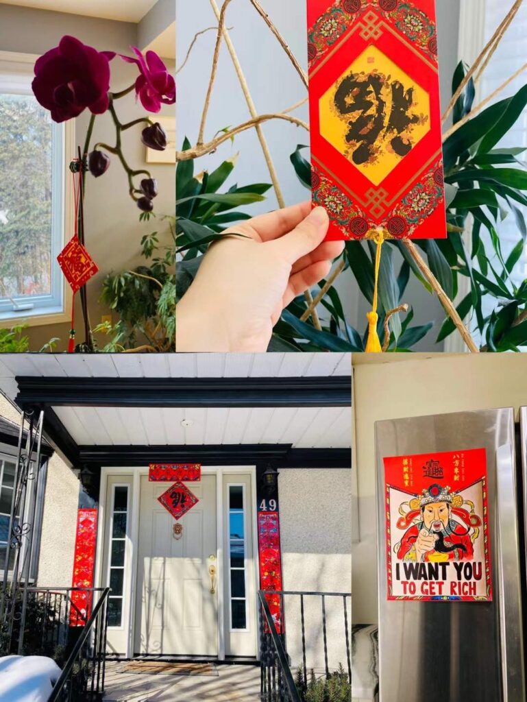 GoEast teacher Emily decorates her house for Chinese new year