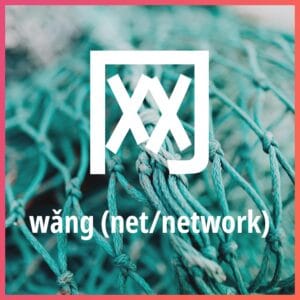 Chinese character: net/network