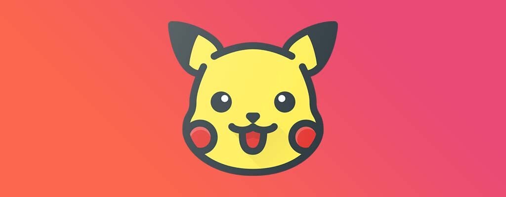 a cover image of GoEastMandarin's post on Pokemon names in Chinese with yellow and red background and pikachu in the middle